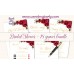 Red roses Bridal Shower games bundle,red flowers Bridal Shower games package,(016)